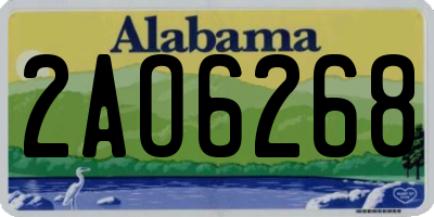 AL license plate 2AO6268