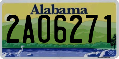AL license plate 2AO6271