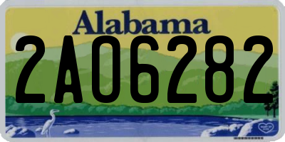 AL license plate 2AO6282