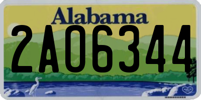 AL license plate 2AO6344