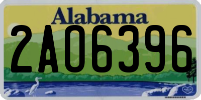 AL license plate 2AO6396