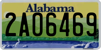 AL license plate 2AO6469