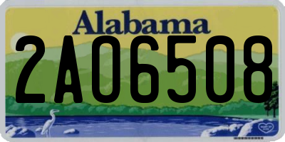 AL license plate 2AO6508
