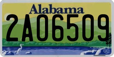 AL license plate 2AO6509