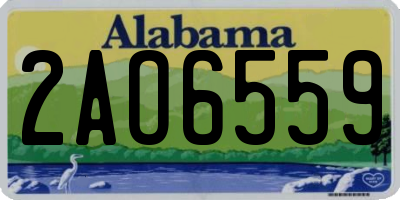 AL license plate 2AO6559