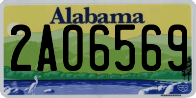 AL license plate 2AO6569