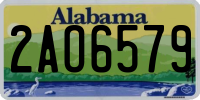 AL license plate 2AO6579