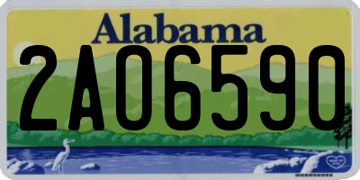 AL license plate 2AO6590