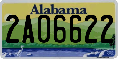 AL license plate 2AO6622