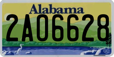 AL license plate 2AO6628