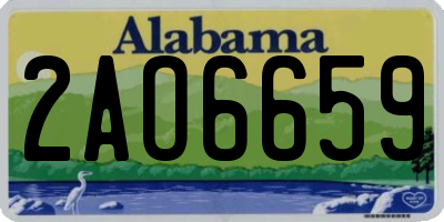 AL license plate 2AO6659