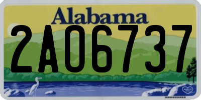 AL license plate 2AO6737