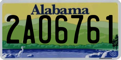 AL license plate 2AO6761