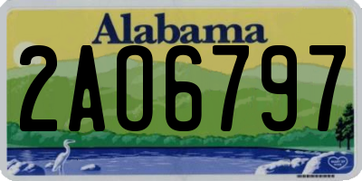 AL license plate 2AO6797