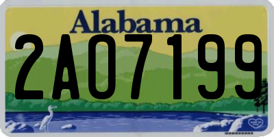 AL license plate 2AO7199