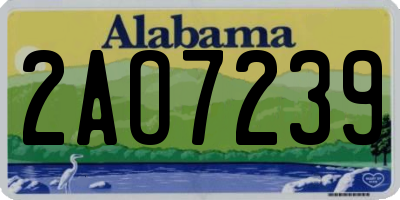 AL license plate 2AO7239