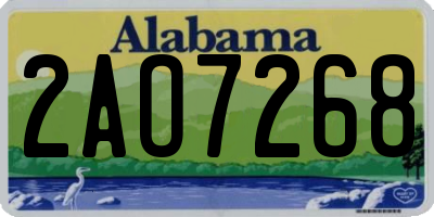 AL license plate 2AO7268
