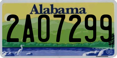 AL license plate 2AO7299