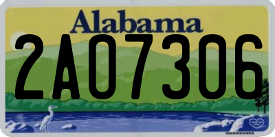 AL license plate 2AO7306