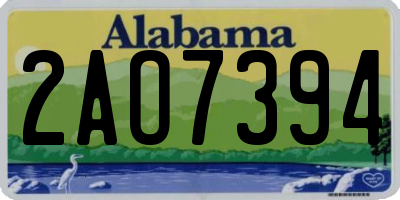 AL license plate 2AO7394