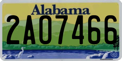 AL license plate 2AO7466