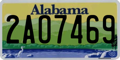 AL license plate 2AO7469