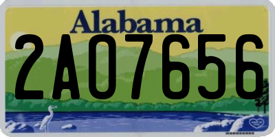 AL license plate 2AO7656