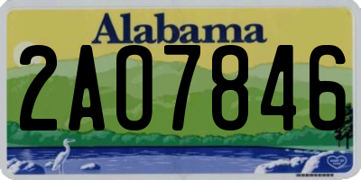 AL license plate 2AO7846