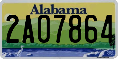 AL license plate 2AO7864