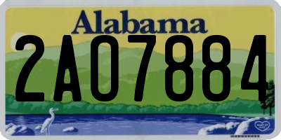 AL license plate 2AO7884