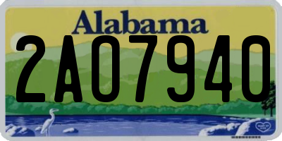 AL license plate 2AO7940