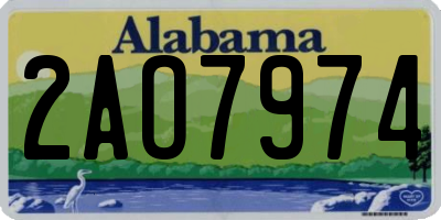 AL license plate 2AO7974