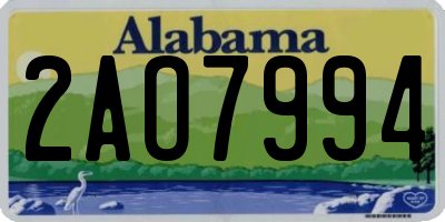 AL license plate 2AO7994