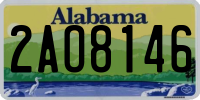 AL license plate 2AO8146