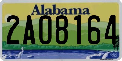 AL license plate 2AO8164