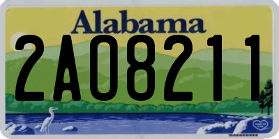 AL license plate 2AO8211