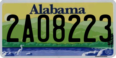 AL license plate 2AO8223