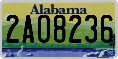 AL license plate 2AO8236