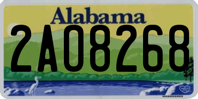 AL license plate 2AO8268