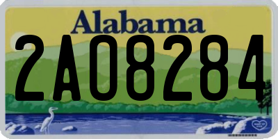 AL license plate 2AO8284