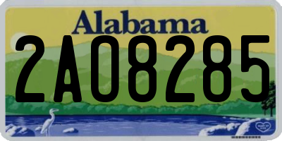 AL license plate 2AO8285