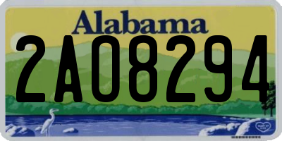 AL license plate 2AO8294