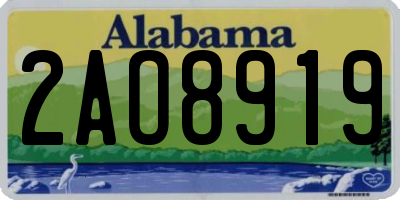 AL license plate 2AO8919