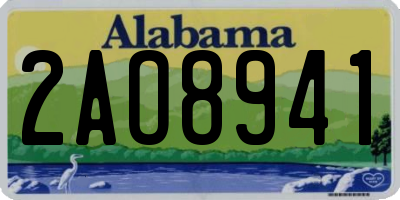 AL license plate 2AO8941