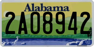 AL license plate 2AO8942