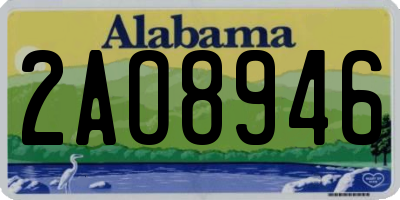AL license plate 2AO8946