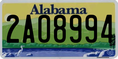AL license plate 2AO8994