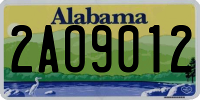 AL license plate 2AO9012