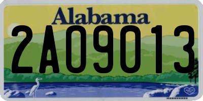 AL license plate 2AO9013