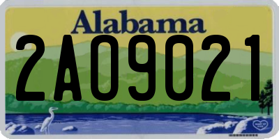 AL license plate 2AO9021